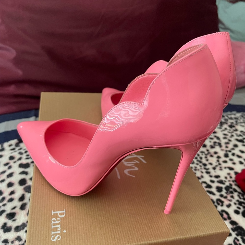 Authentic Christian Louboutin Barbie pink bubblegum pumps heels 38